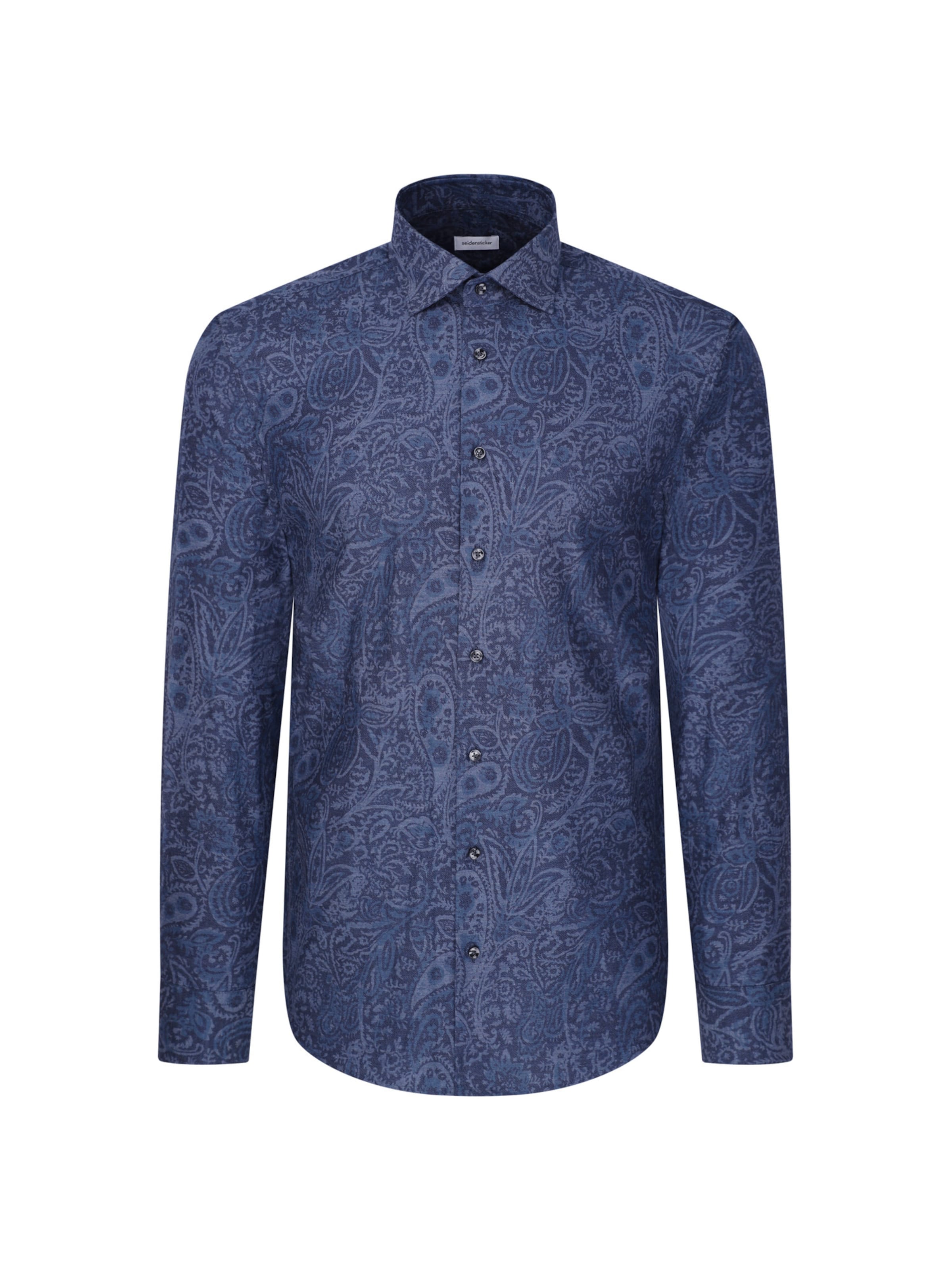 SEIDENSTICKER Regular fit Business shirt in Blue: front