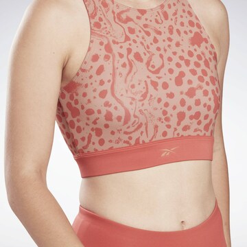 Reebok Bustier Sport-BH in Pink