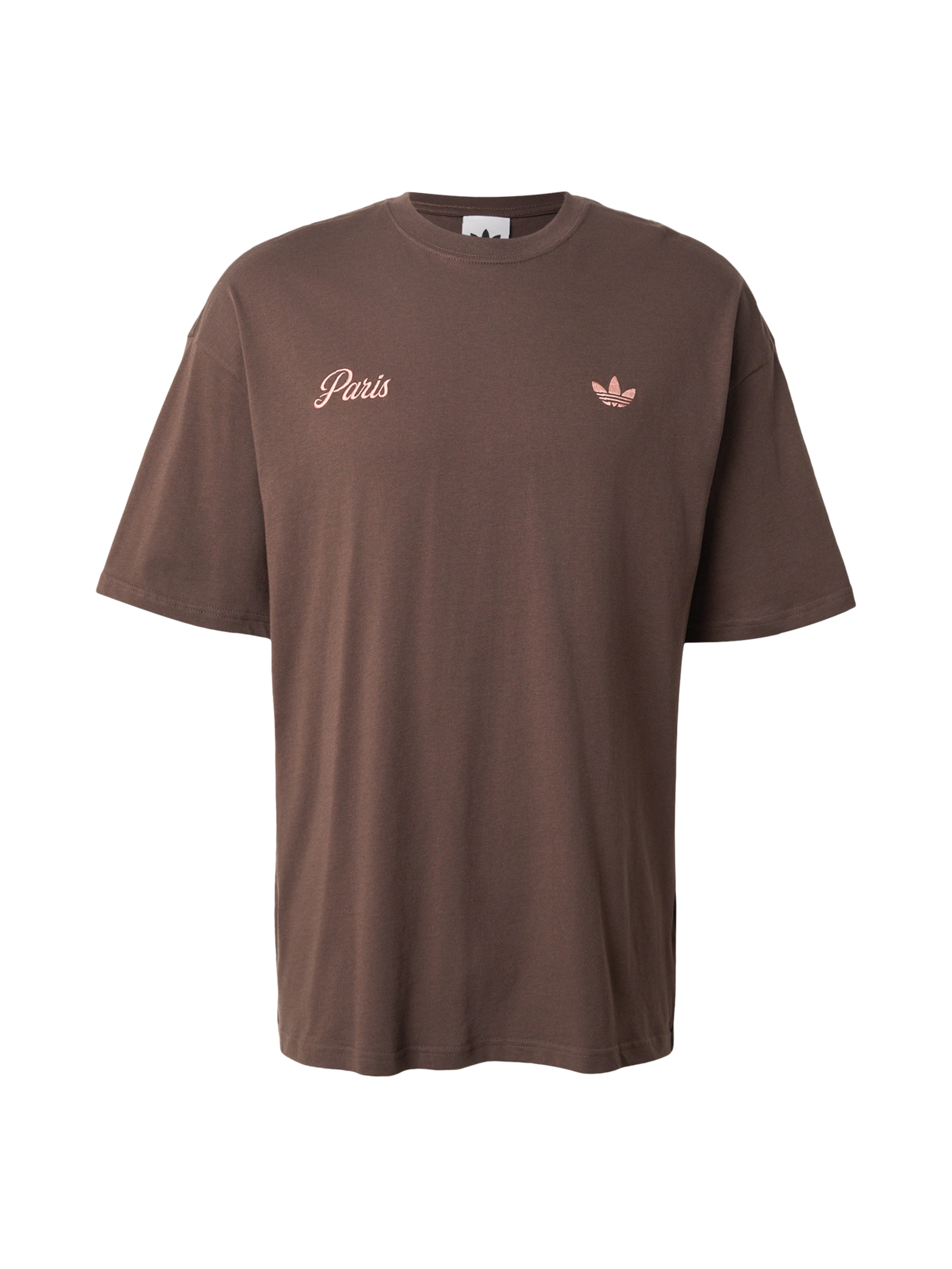 ADIDAS ORIGINALSMajica 'PARIS' - smeđa boja: prednji dio