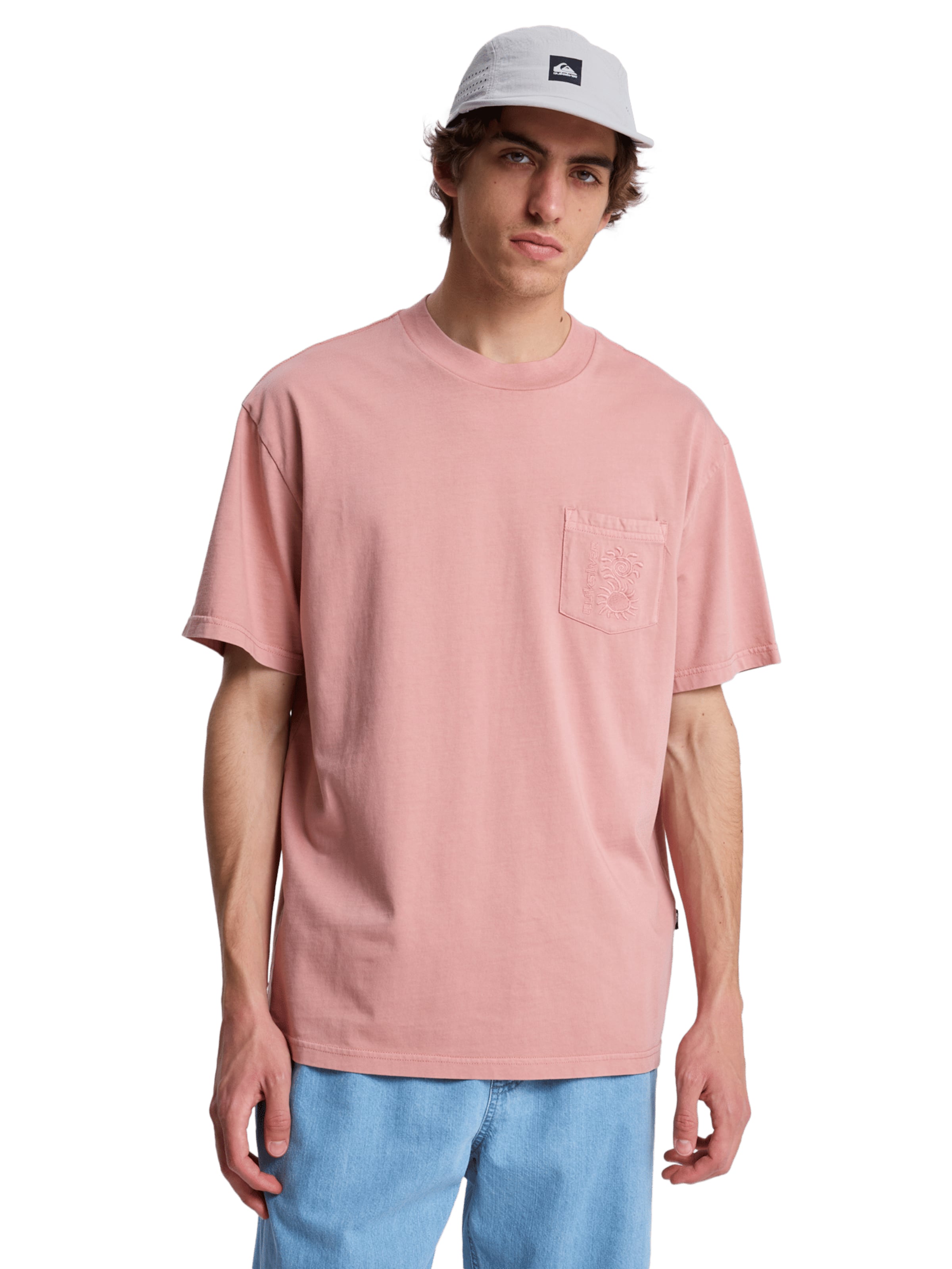 QUIKSILVER Shirt 'Oxni' in Pink: front