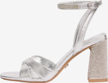 Lipsy Босоножки с ремешком в Серебристый: спереди
