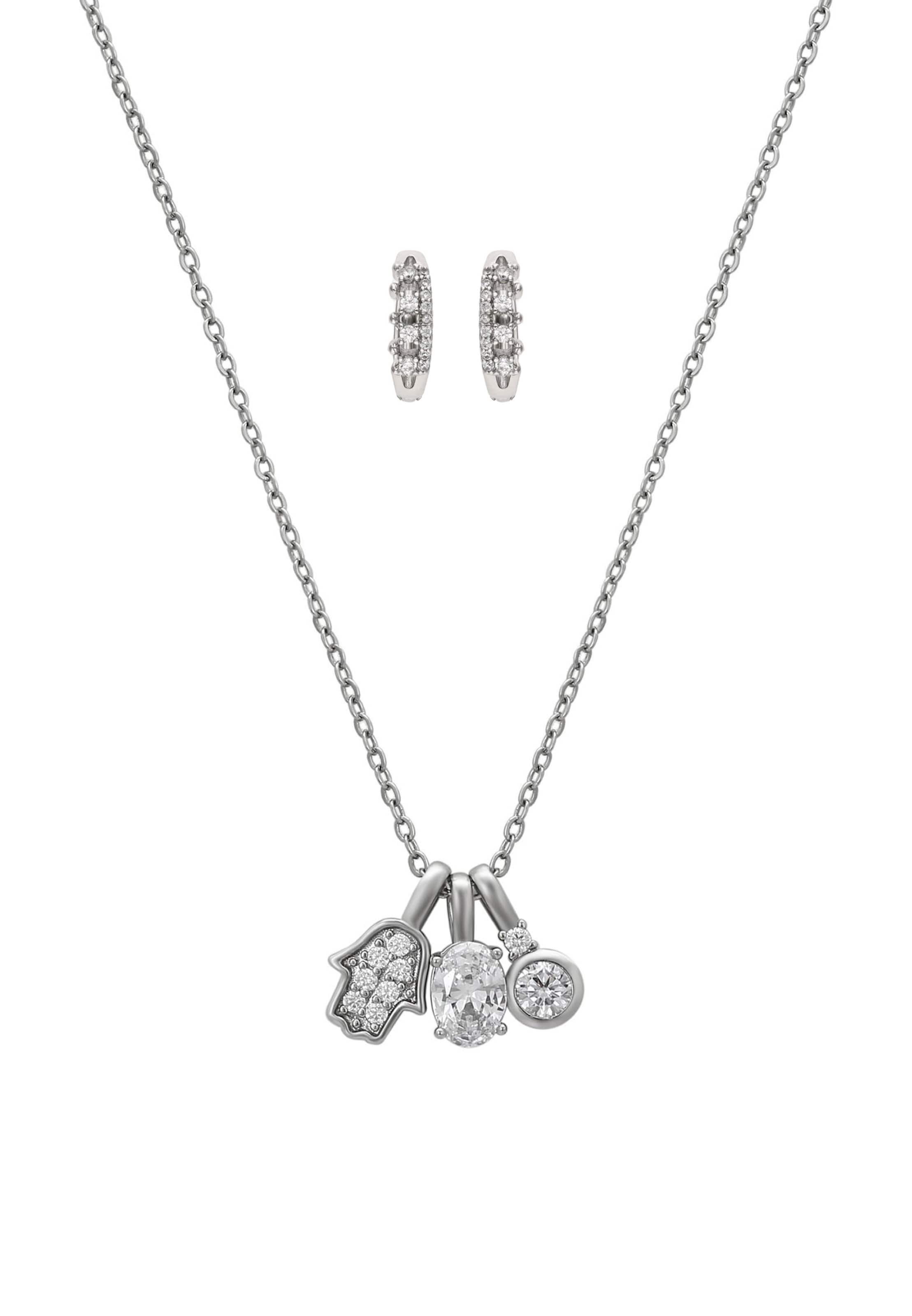 faina - Conjunto de joyería en plata