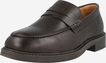 SELECTED HOMMESlip On cipele 'BLAKE' - smeđa boja: prednji dio
