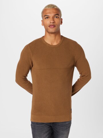 BLEND Pullover 'Codford' i brun: forside