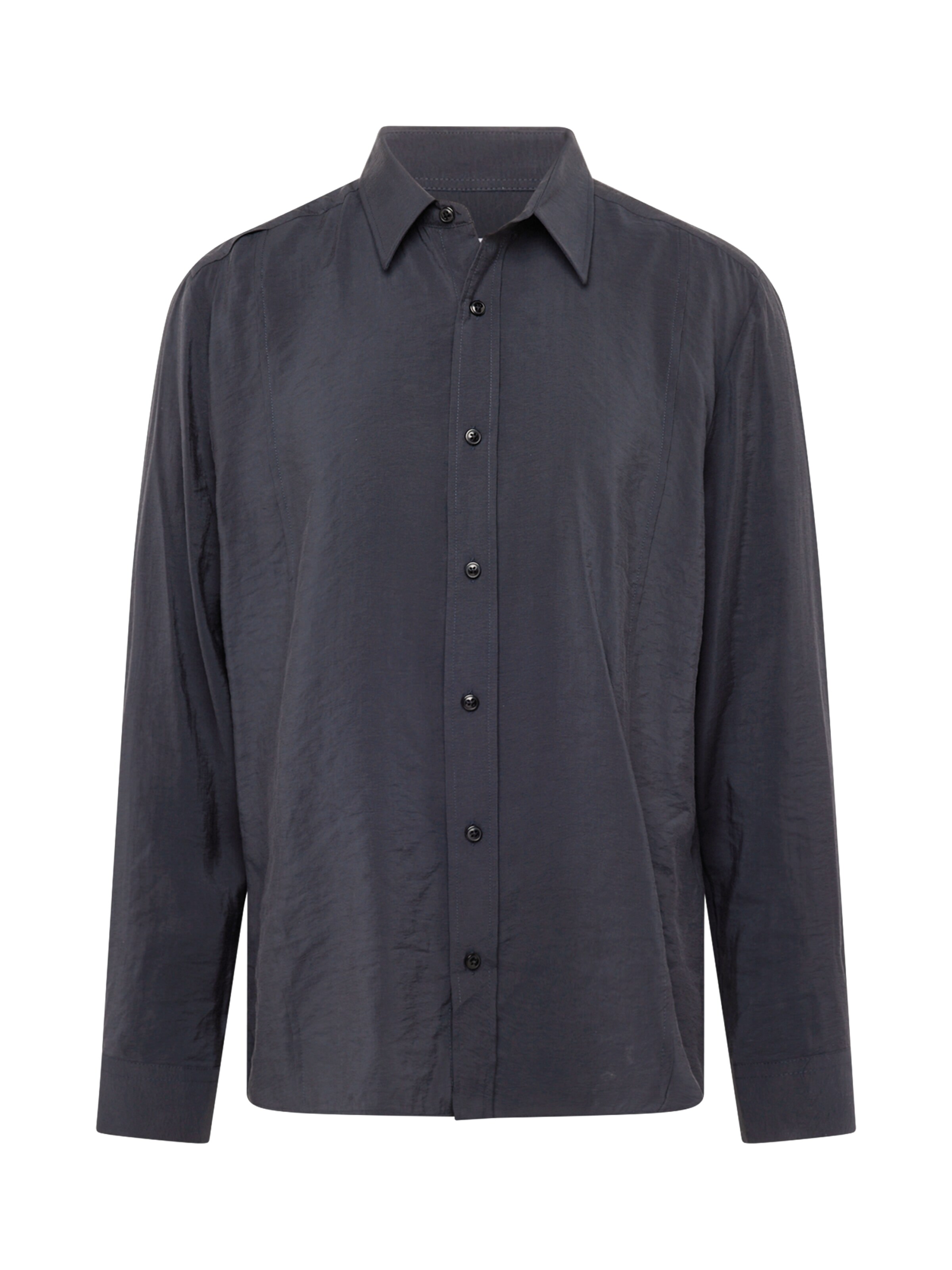 TOPMAN Regular fit Overhemd in Zwart: voorkant