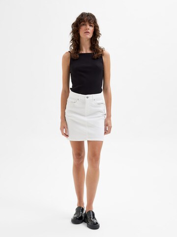 SELECTED FEMME Skirt 'Svava' in White