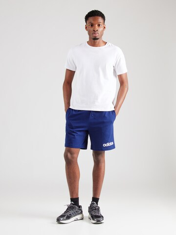ADIDAS SPORTSWEAR regular Sportsbukser 'LIN SJ' i blå