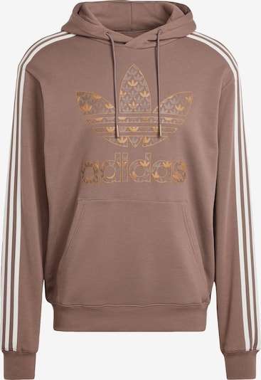 ADIDAS ORIGINALS Sweat-shirt 'Classic' en nude / noisette / blanc, Vue avec produit