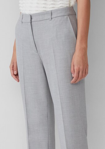 Regular Pantalon à plis s.Oliver BLACK LABEL en gris