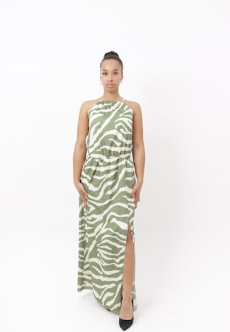 Robe Elara en vert : devant