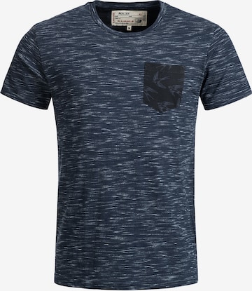 T-Shirt 'Blaine' INDICODE JEANS en bleu : devant