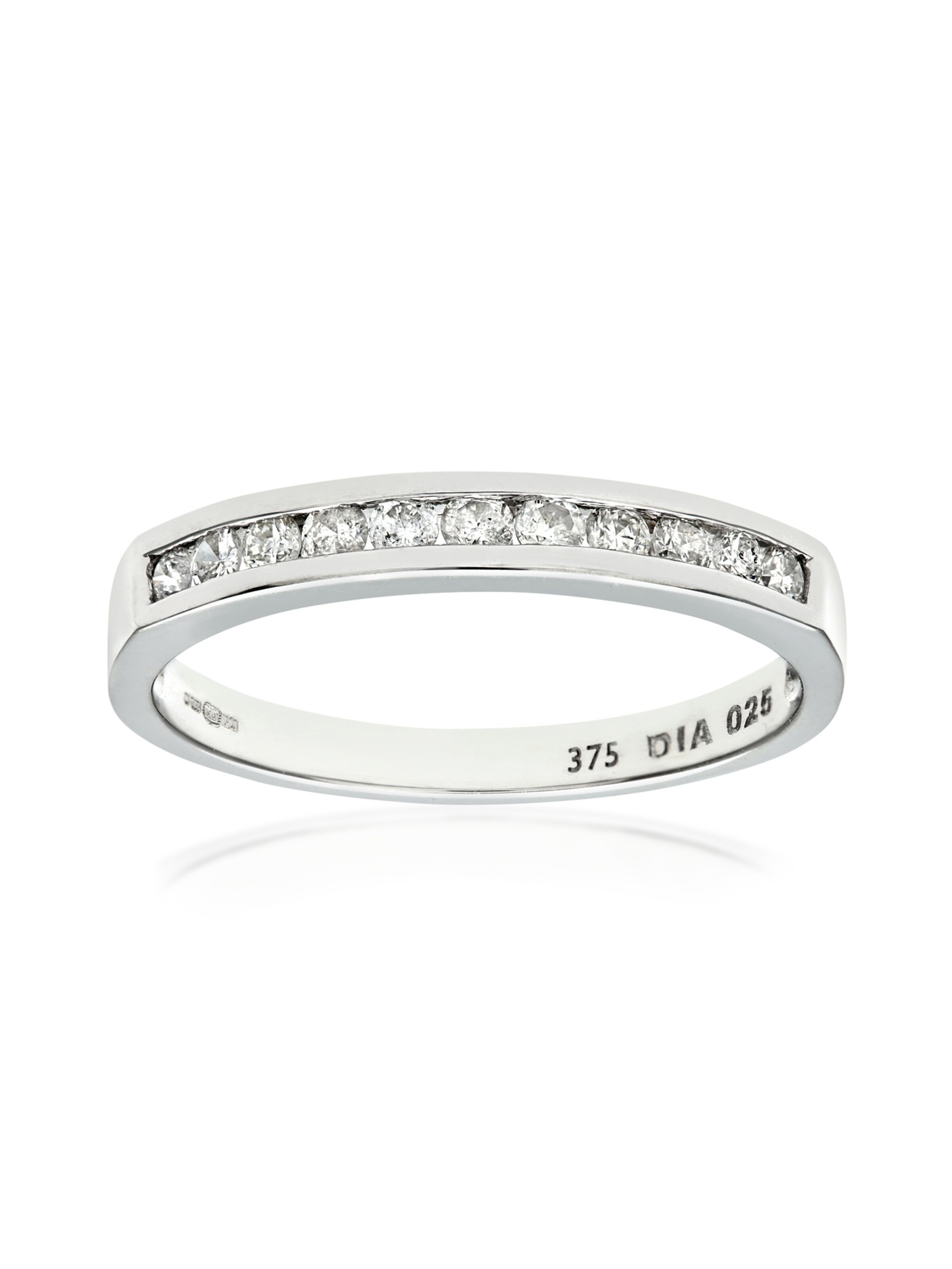 DIAMANT LETERNEL Ring 'Eternity'‌‌ in Silber: Vorderseite