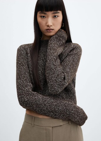 MANGO Sweater 'Jackson' in Brown