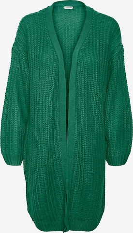 Noisy may Knit Cardigan 'CHARLIE' in Green: front