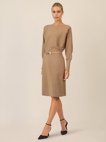 APART Strickkleid in Braun
