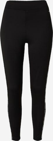 Tommy Jeans Regular Leggings in Black: front