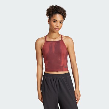 Haut de sport ADIDAS PERFORMANCE en rouge : devant