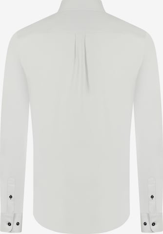 DENIM CULTURE Regular fit Overhemd 'Elroy' in Wit