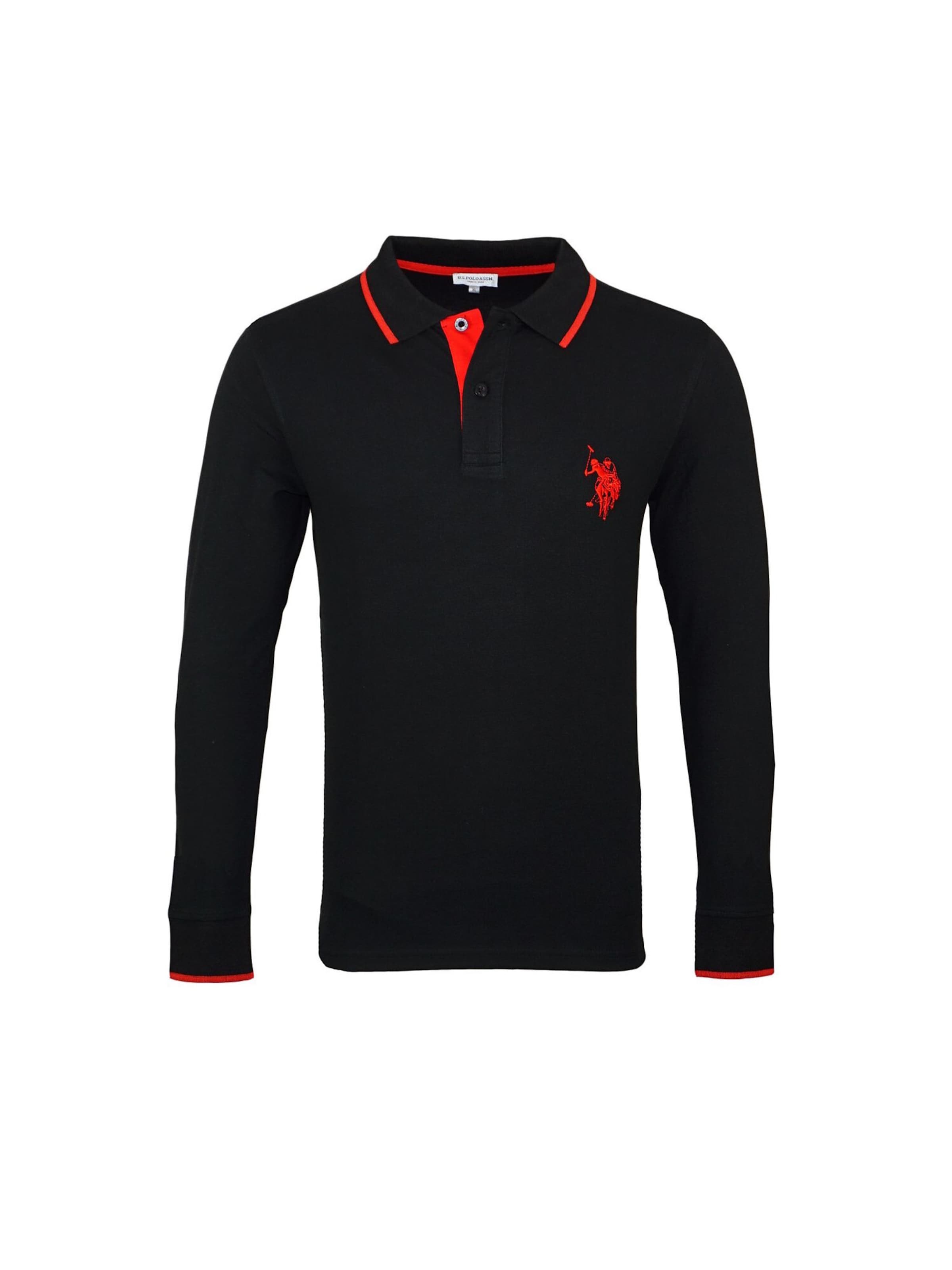 U.S. POLO ASSN. Shirt in Red / Black, Item view