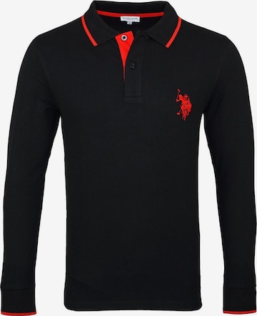 U.S. POLO ASSN. Shirt in Black: front