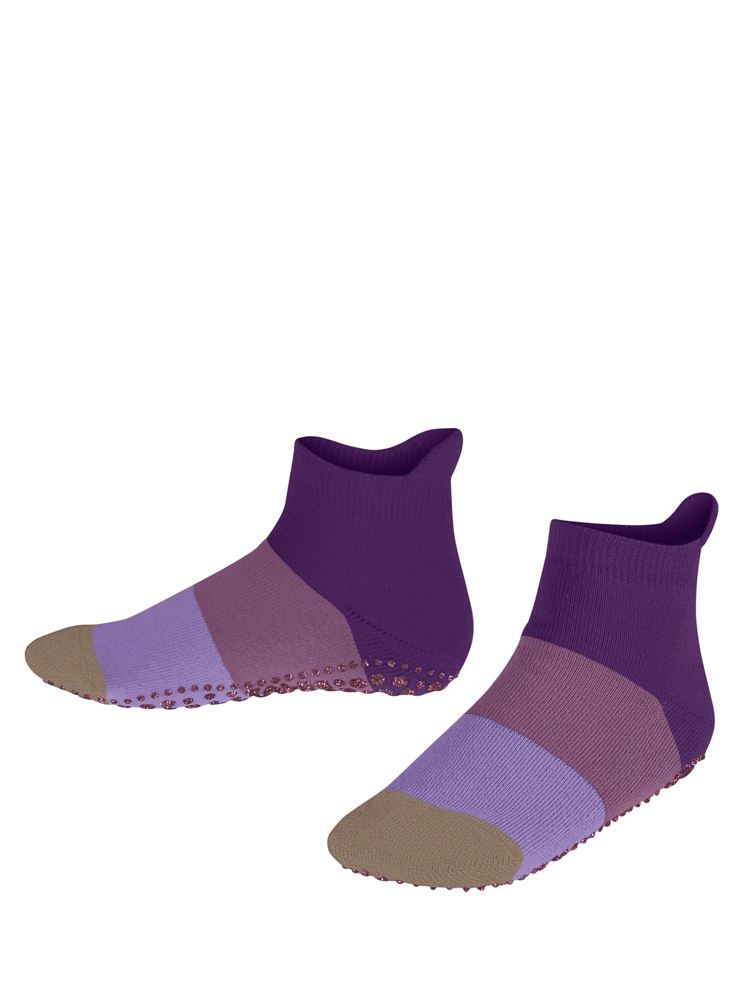 FALKE Socken 'Colour Block'‌‌‌‌‌‌‌‌‌ in Lila: Vorderseite