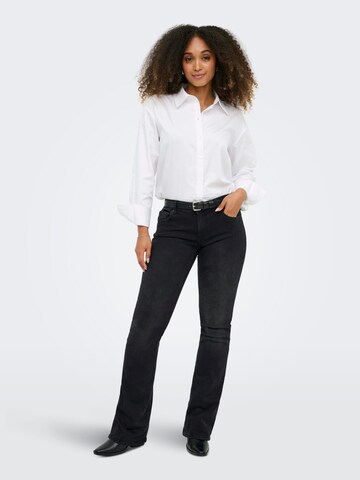 ONLY Baggy Jeans 'Blush' in Zwart: voorkant