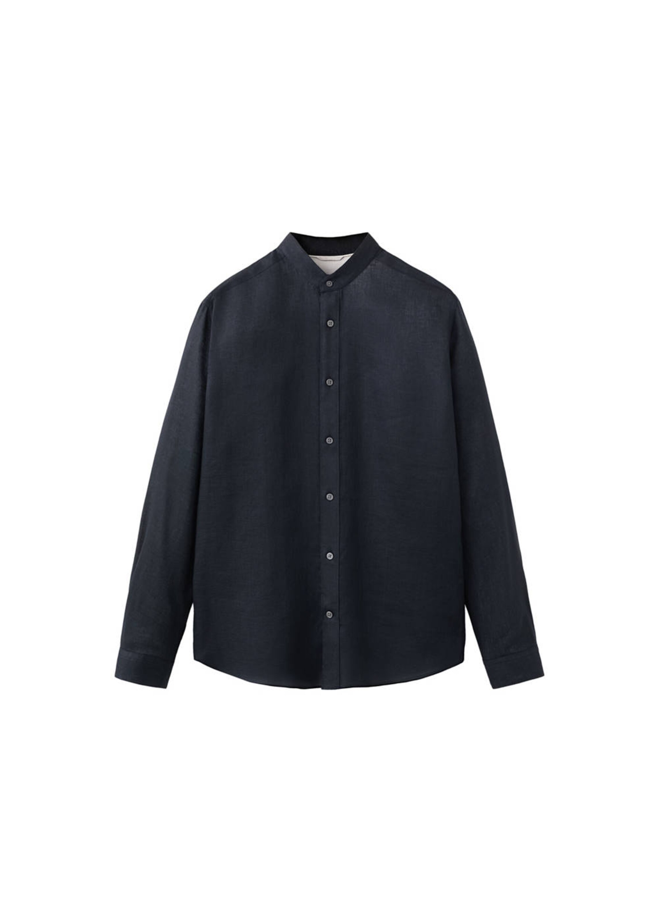 MANGO MAN Regular fit Button Up Shirt in Black: front
