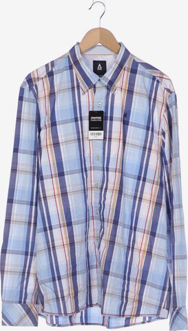 Gaastra Button Up Shirt in XXXL in Blue: front