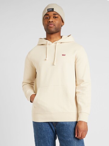 LEVI'S ® Regular fit Majica 'The Original HM Hoodie' | bež barva: sprednja stran