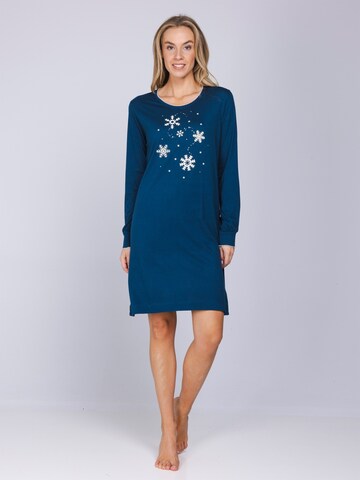 Chemise de nuit Rebelle en bleu