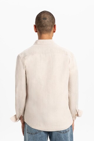 UNIQVIBE Regular fit Overhemd in Beige
