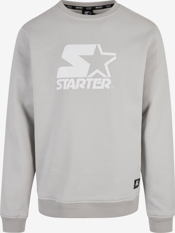 Felpa di Starter Black Label in grigio: frontale