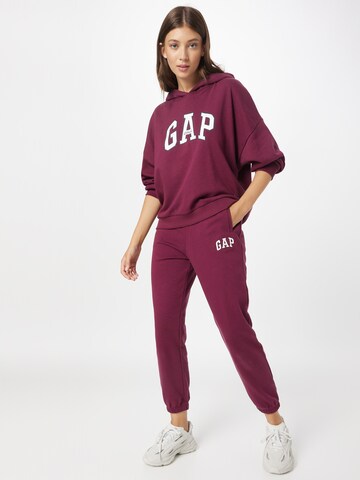 GAP Дънки Tapered Leg Панталон в лилав