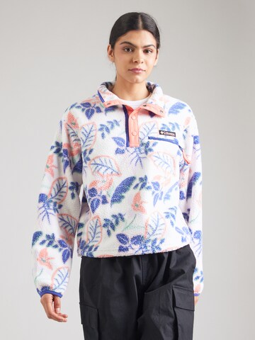 Pull-over de sport 'Helvetia II' COLUMBIA en blanc : devant