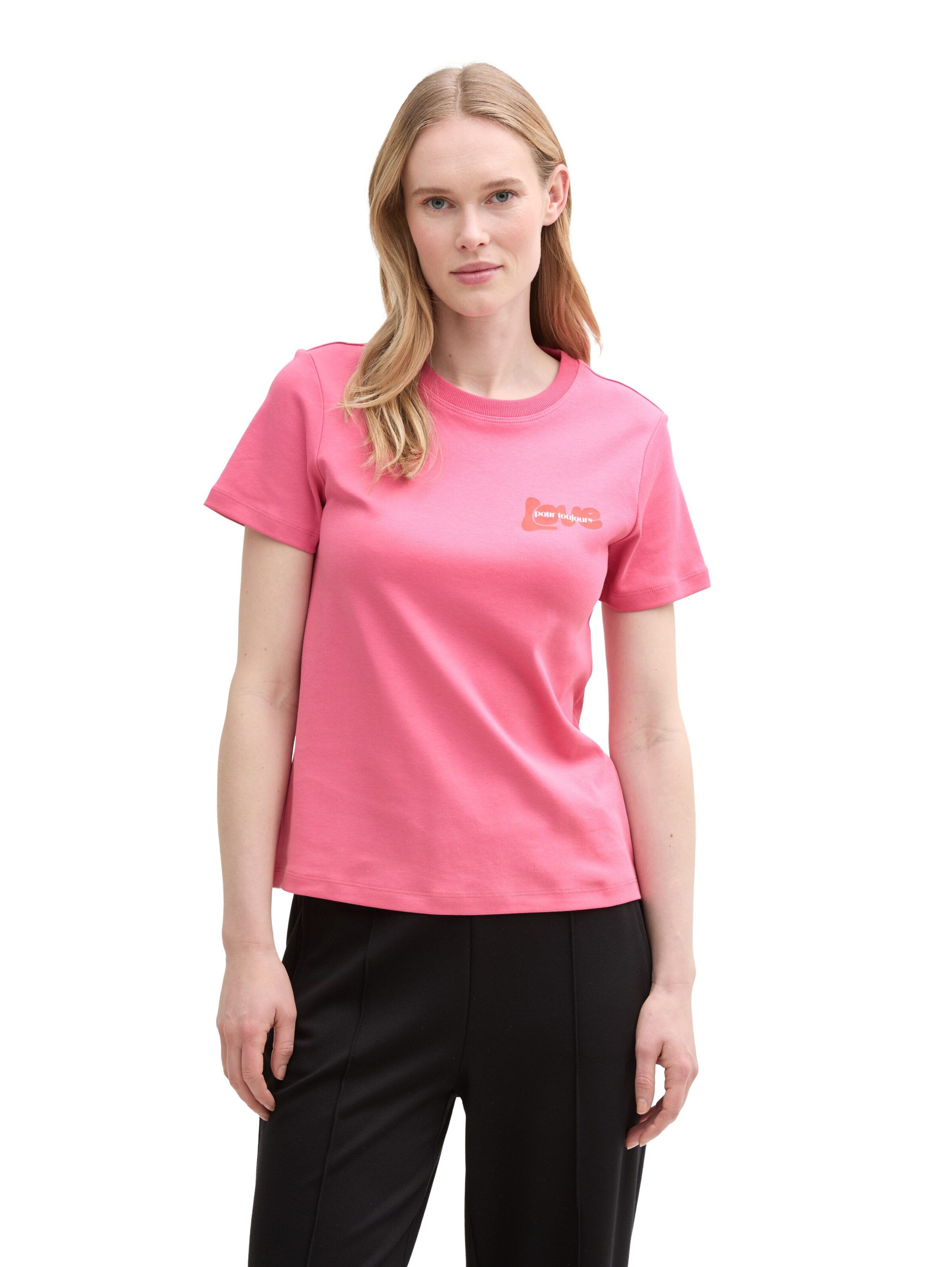 TOM TAILOR Shirt in Roze: voorkant