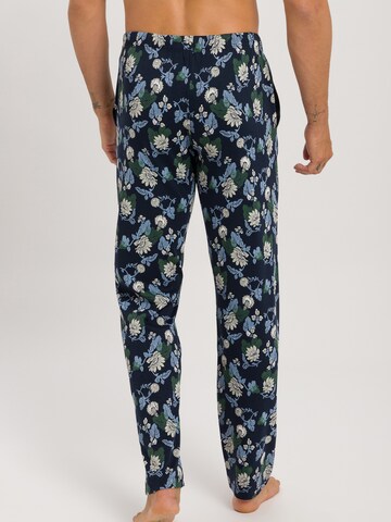 Hanro Pajama Pants ' Night & Day ' in Blue