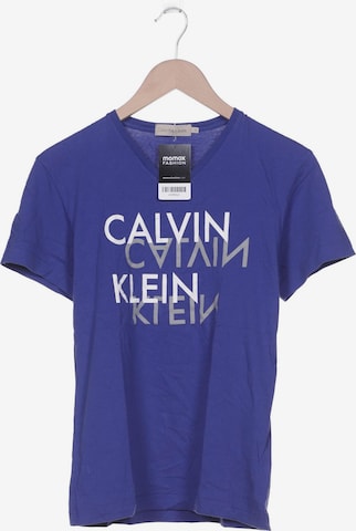 Calvin Klein Jeans T-Shirt S in Blau: Vorderseite