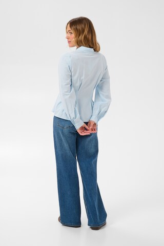 Kaffe Blouse in Blauw