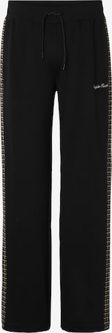 Sergio Tacchini Regular Sporthose in Schwarz: Vorderseite