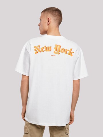 T-Shirt 'THE STREETS OF THE WORLD' F4NT4STIC en blanc