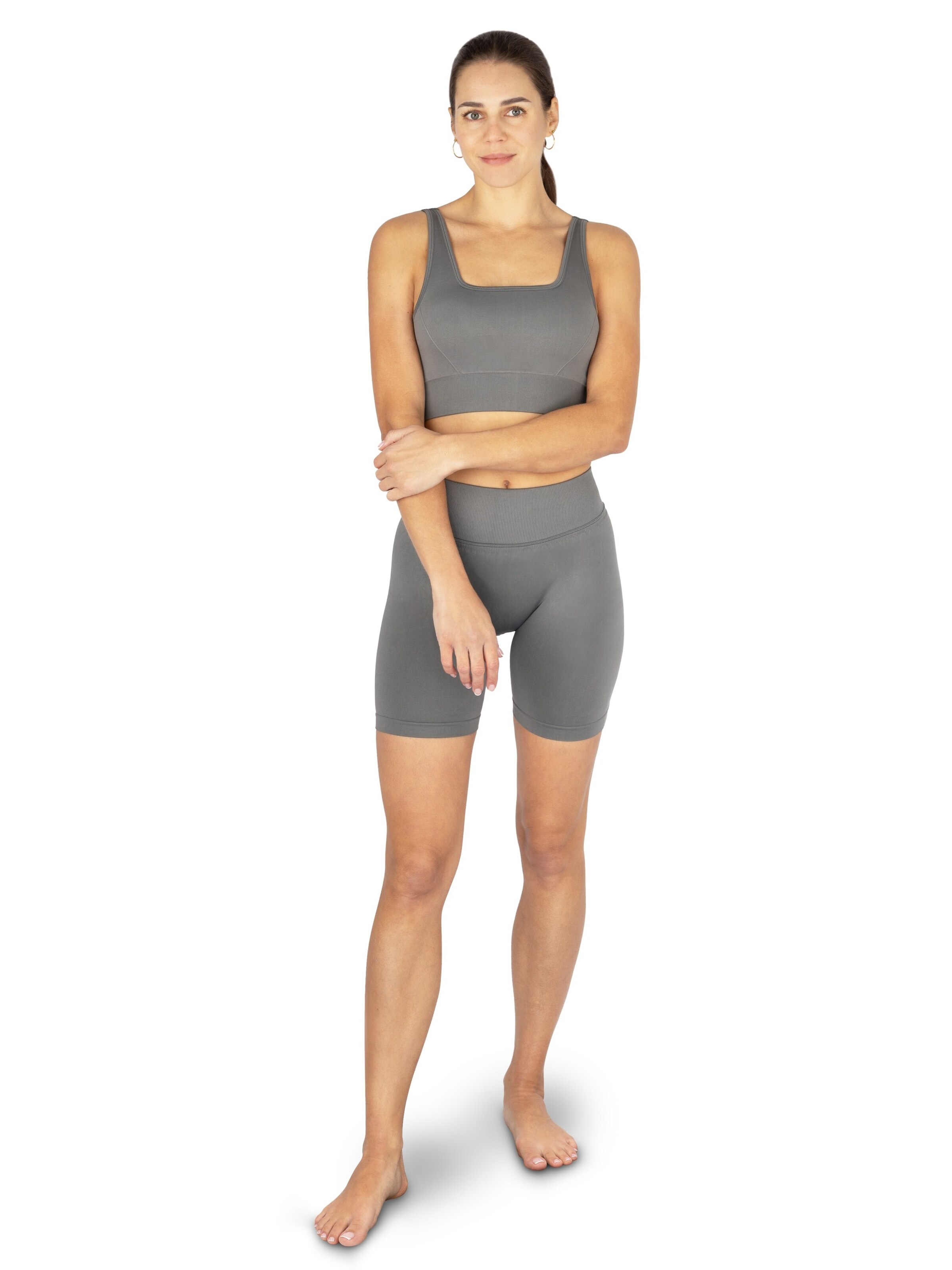 Bustier Soutien-gorge de sport normani en gris