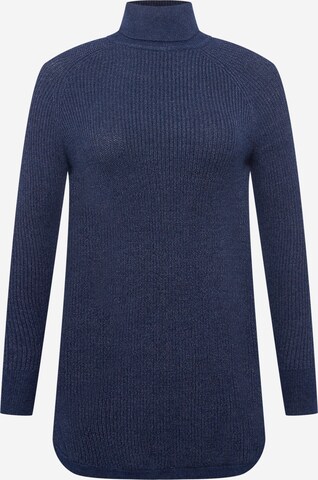 ONLY Carmakoma Sweater 'FIA KATIA' in Blue: front