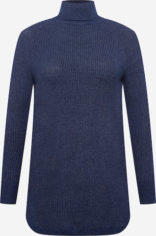 ONLY Carmakoma Pullover 'FIA KATIA' in Blau: predná strana