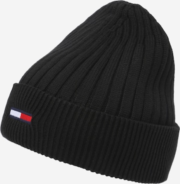 Tommy Jeans - Gorra en negro: frente