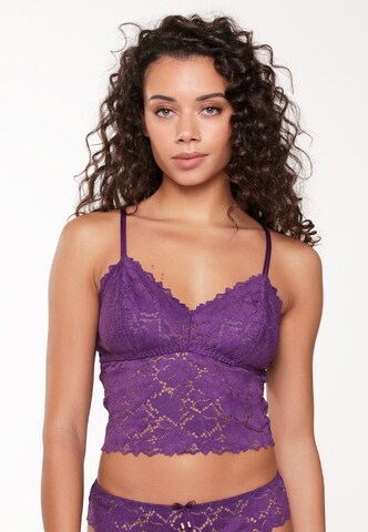 Triangle Soutien-gorge LingaDore en violet : devant