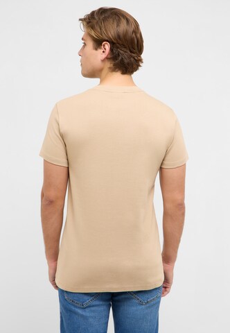 MUSTANG T-Shirt 'Style Allen' in Beige