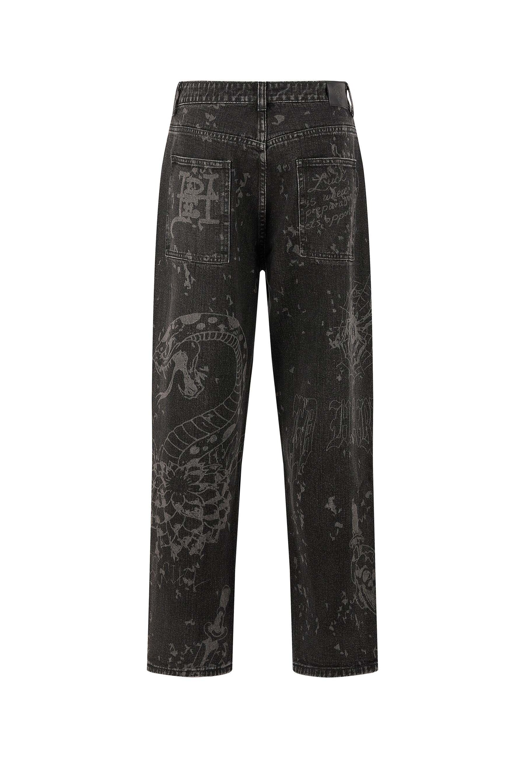 Ed HardyLoosefit Traperice - crna boja