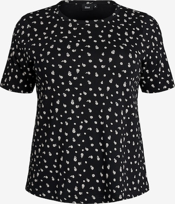 juoda Zizzi Marškinėliai 'MLUNA': priekis