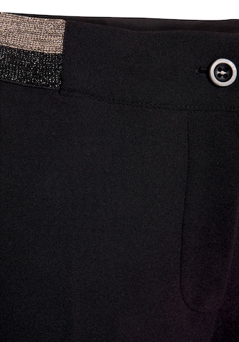 juoda LASCANA Standartinis Kelnės su kantu