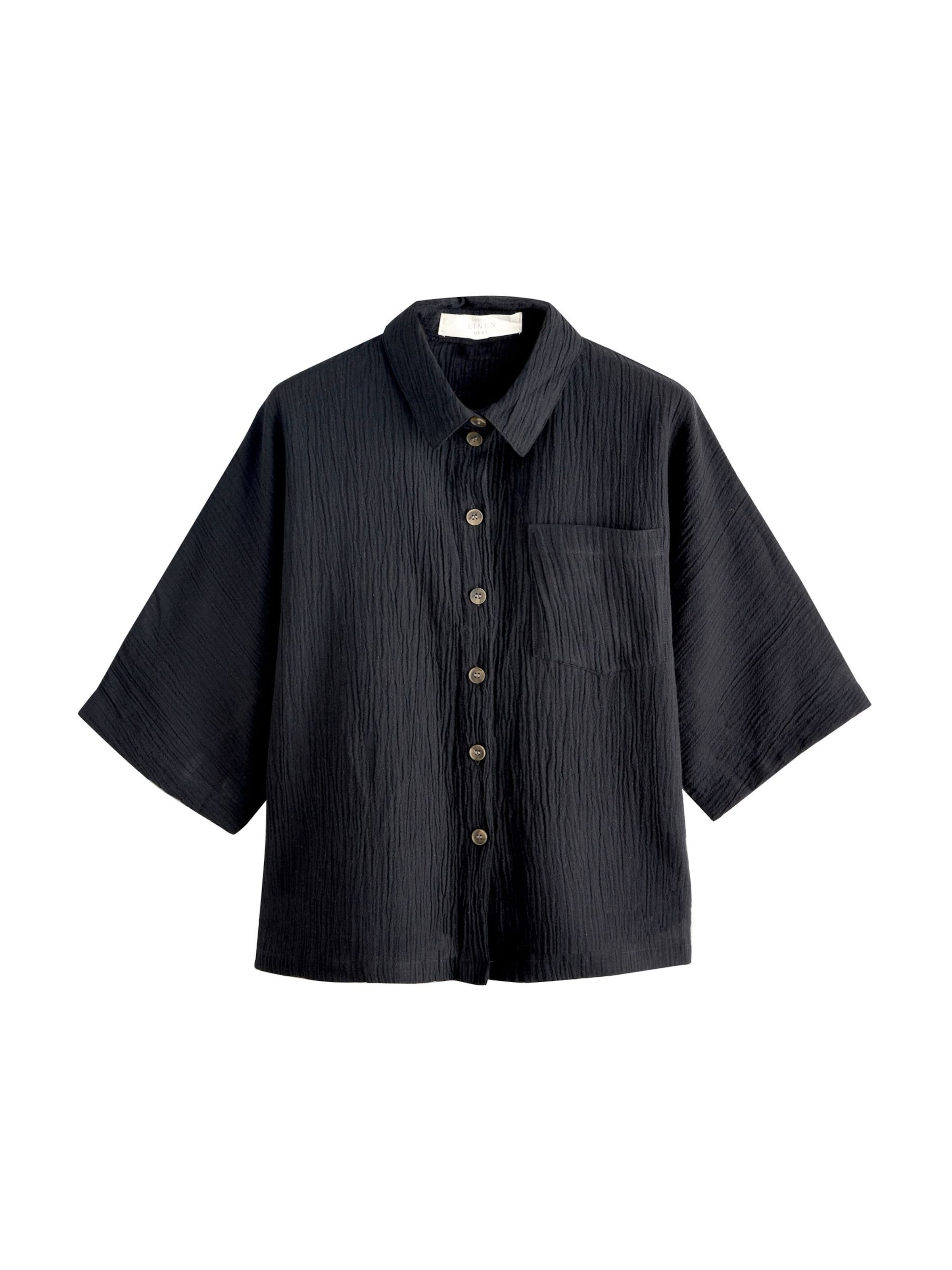 Next Bluse in Schwarz: Vorderseite